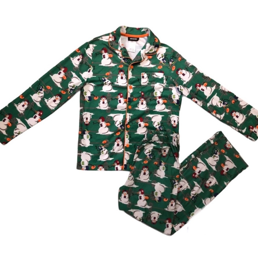 Football Snowman Pajama Set